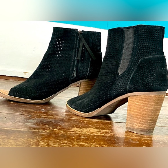 Toms Heeled Open Toe Ankle Boot - Picture 2 of 6